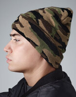 Camo Cuffed Beanie, Beechfield B419 // CB419