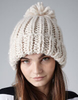 Oversized Hand-Knitted Beanie, Beechfield B483 // CB483