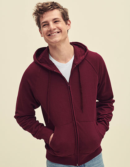 Lightweight Hooded Sweat Jacket, Fruit of the Loom 62-144-0 // F407