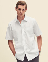 Men´s Short Sleeve Poplin Shirt, Fruit of the Loom...