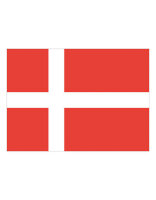 Fahne Dänemark, Printwear  // FLAGDK