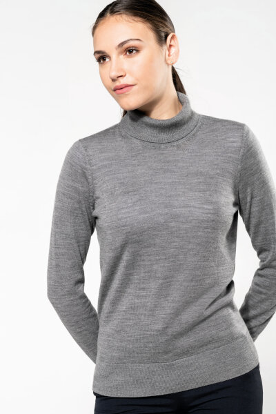 Merino-Damenpullover Mit Rollkragen, Kariban Premium PK913 // KBP913