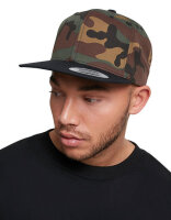 Classic Snapback 2-Tone Camo Cap, FLEXFIT 6089TC // FX6089TC