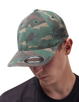 Flexfit Garmet Washed Camo Cap, FLEXFIT 6977CA // FX6977CA