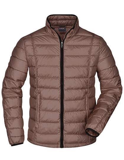 Men&acute;s Quilted Down Jacket, James+Nicholson JN1082 // JN1082