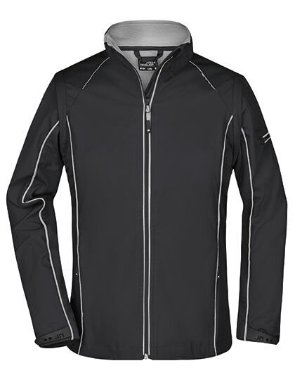 Ladies&acute; Zip-Off Softshell Jacket, James+Nicholson JN1121 // JN1121