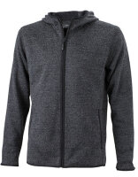 Men´s Knitted Fleece Hoody, James+Nicholson JN589...