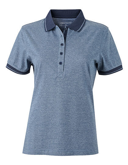 Ladies&acute; Heather Polo, James+Nicholson JN705 // JN705