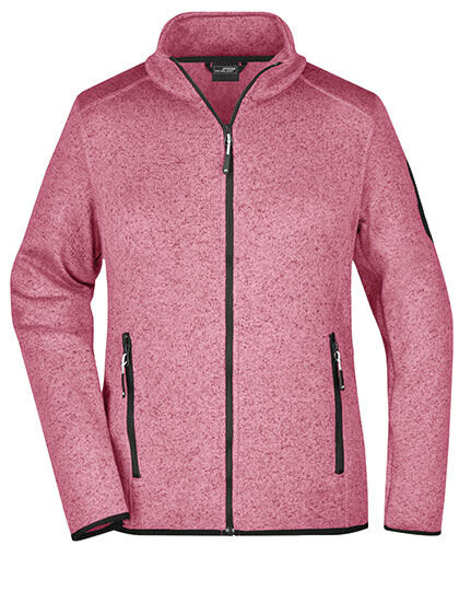 Ladies&acute; Knitted Fleece Jacket, James+Nicholson JN761 // JN761