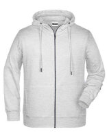 Men´s Zip-Hoody, James+Nicholson 8026 // JN8026