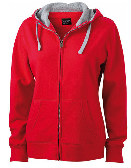 Ladies&acute; Lifestyle Zip-Hoody, James+Nicholson JN962 // JN962