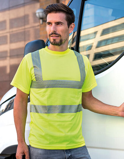 Hi-Vis Broken Reflective T-Shirt Alhambra, Korntex KXBRS // KX072