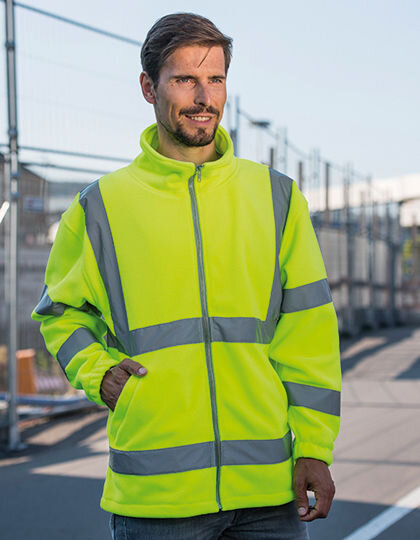 Hi-Vis Fleece-Jacket Bergen, Korntex KXFJ // KX800