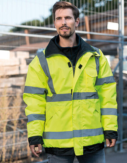 Premium Hi-Vis Rain-Jacket Tampere, Korntex KXRJ // KX804