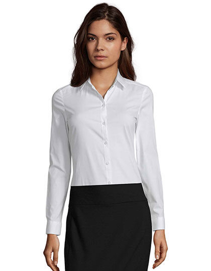 Women&acute;s Long Sleeve Stretch Shirt Blake, SOL&acute;S 01427 // L01427