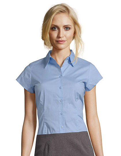 Women&acute;s Stretch-Blouse Excess Short Sleeve, SOL&acute;S 17020 // L630