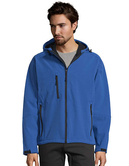 Men&acute;s Hooded Softshell Jacket Replay, SOL&acute;S 46602 // L848