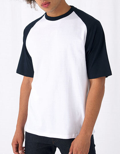 T-Shirt Base-Ball, B&amp;C TU020 // BCTU020