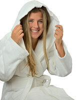 DeLuxe Velour Bathrobe With Hood, A&R 029.50 // AR029