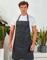 District Waxed Look Denim Bib Apron, Premier Workwear...