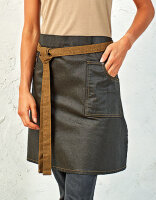 Division Waxed Look Denim Waist Apron, Premier Workwear...