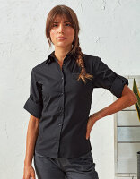 Women´s Roll-Sleeve Poplin Blouse, Premier Workwear...