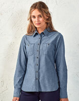 Women´s Organic Chambray Fairtrade Long Sleeve...