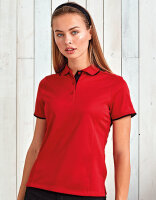 Women´s Contrast Coolchecker® Polo, Premier...