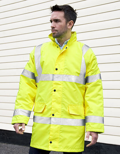 High Vis Motorway Coat, Result Safe-Guard R218X // RT218X