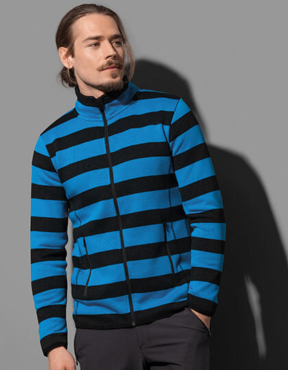 Striped Fleece Jacket, Stedman ST5090 // S5090