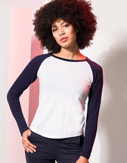 Women&acute;s Long Sleeved Baseball T, SF Women SK271 // SF271