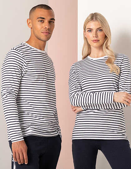 Unisex Long Sleeved Striped T, SF Men SF204 // SFM204