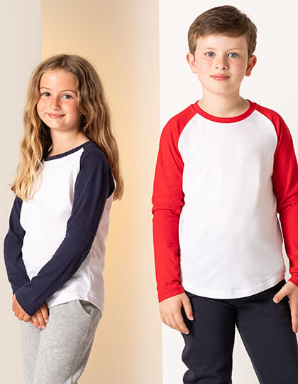 Kids&acute; Long Sleeved Baseball T, SF Minni SM271 // SM271