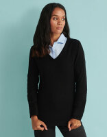 Ladies´ Lightweight V-Neck Jumper, Henbury H721 //...