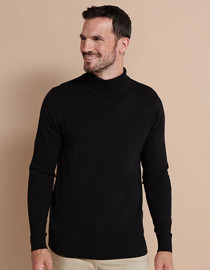 Men&acute;s Roll Neck Jumper, Henbury H727 // W727