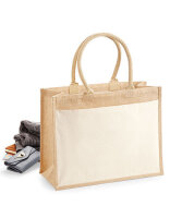 Cotton Pocket Jute Shopper, Westford Mill W427 // WM427