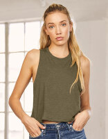 Women´s Racerback Cropped Tank, Bella 6682 // BL6682