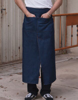 Jeans Bistro Apron With Split, Link Kitchen Wear...