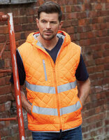 Hi-Vis Kensington Hooded Gilet, YOKO HV007 // YK007