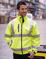 Hi-Vis 2 Bands & Braces Softshell Jacket, YOKO HVK09...