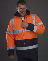 Hi-Vis Two-Tone Motorway Jacket, YOKO HVP302 // YK302