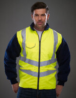 Hi-Vis Chevron Quilted Jacket, YOKO HVW703 // YK703