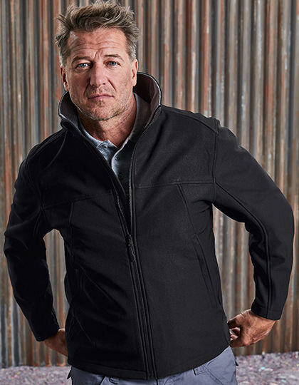 Heavy Duty Workwear Softshell Jacket, Russell R-018M-0 // Z018