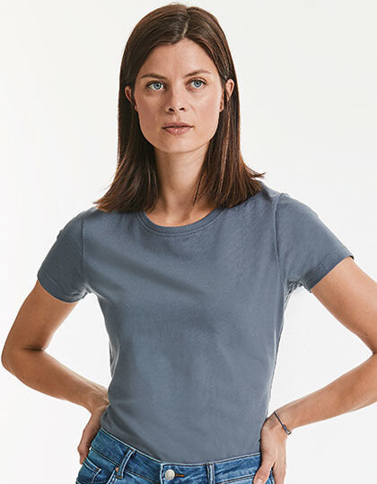 Ladies&acute; Pure Organic Heavy Tee, Russell Pure Organic R-118F-0 // Z118F