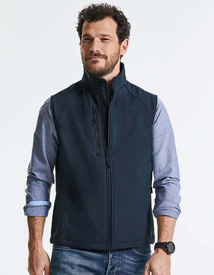 Men&acute;s Softshell Gilet, Russell R-141M-0 // Z141