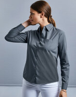 Ladies´ Long Sleeve Classic Polycotton Poplin...