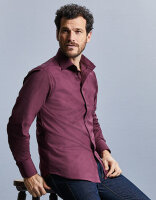 Men´s Long Sleeve Fitted Stretch Shirt, Russell...