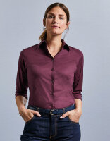 Ladies´ 3/4 Sleeve Fitted Stretch Shirt, Russell...