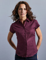 Ladies´ Short Sleeve Fitted Stretch Shirt, Russell...