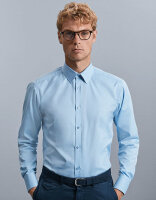 Men´s Long Sleeve Tailored Herringbone Shirt,...